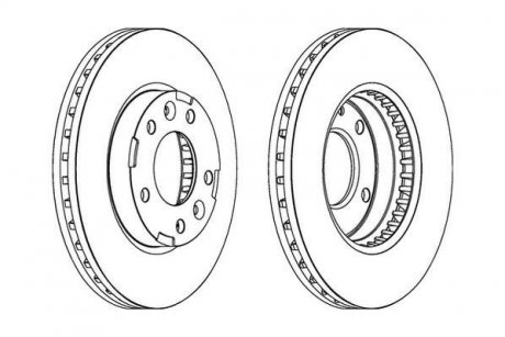 Гальмівний диск Jurid 563039JC