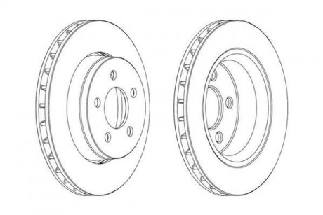 Гальмівний диск Jurid 563041JC
