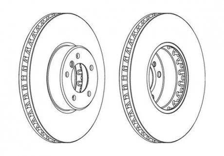Тормозной диск Jurid 563045JC1