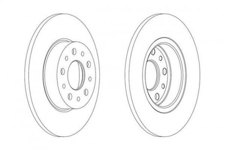 Гальмівний диск Jurid 563064JC