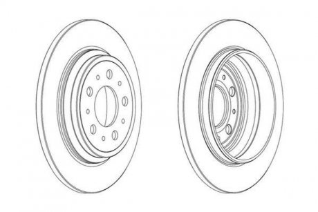 Тормозной диск Jurid 563090JC