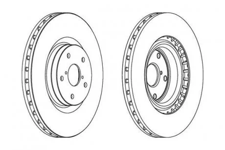 Гальмівний диск Jurid 563104JC1