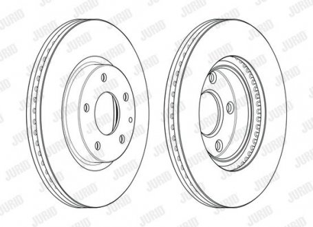Тормозной диск Jurid 563117JC