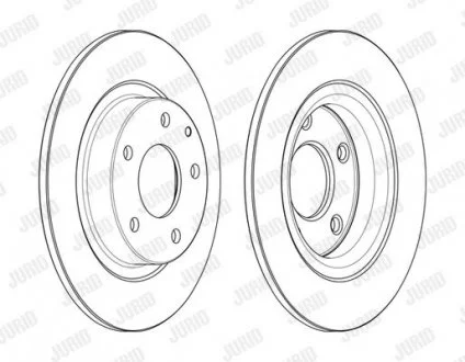 Гальмівний диск Jurid 563131JC