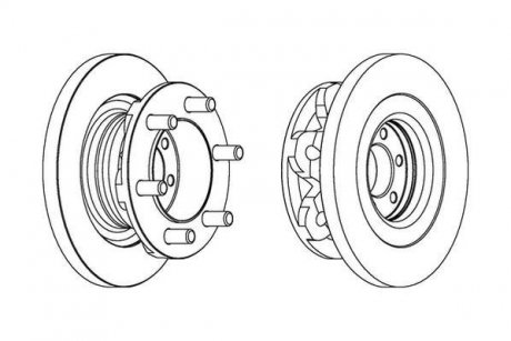 Гальмівний диск Jurid 569168J
