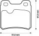 Тормозные колодки, дисковый тормоз (набор) Jurid 571407J (фото 1)