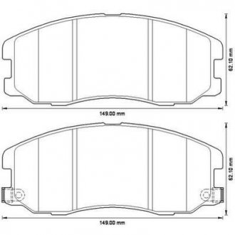 Гальмівні колодки передн.Captiva,Opel Antara 05- Jurid 572570J