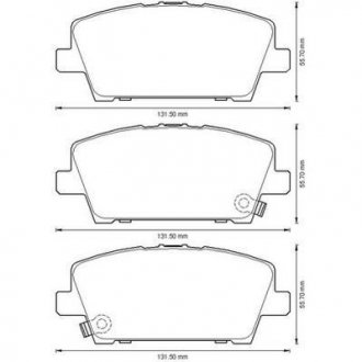 Гальмівні колодки передн.Civic 06- Jurid 572579J