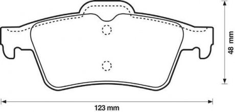 Колодки тормозные задние VECTRA 02- Jurid 573018J