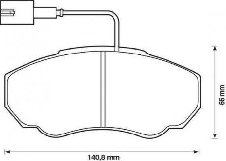 Колодки гальмівні передн.Jumper,Fiat Ducato,Peugeot Boxer 02- Jurid 573113J