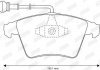 Гальмівні колодки передн.T5 1.9/2.5TDI 03- (з датчик.) Jurid 573159JC (фото 2)