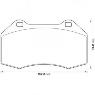Гальмівні колодки передн.Focus,Transit,Tourneo 1,8 /16V 02- Jurid 573253J