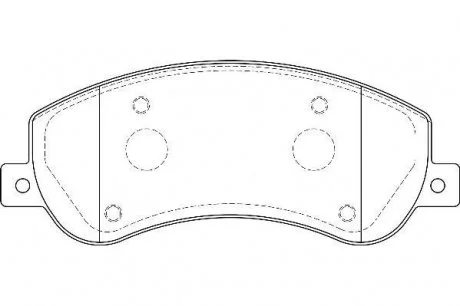 Фото 1 - гальмівні колодки передні Transit 06-,VW Amarok 10- Jurid 573275D Гальмівні колодки передні Transit 06-,VW Amarok 10- Jurid 573275D (фото 1)