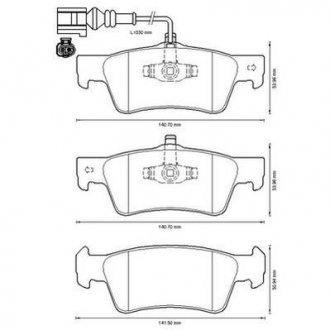 Тормозные колодки Jurid 573303J