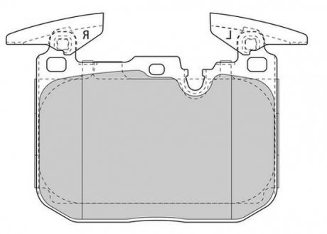 Тормозные колодки 3 F30/F31, 4 F36/F32 Jurid 573355J