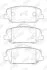 Тормозные колодки, дисковый тормоз (набор) Jurid 573407J (фото 1)