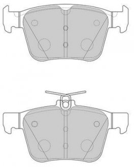 Гальмівні колодки задні Audi A3, Q3, TT / VW Arteon, Golf, Passat, Tiguan, Touran / Skoda / Seat Jurid 573415J (фото 1)