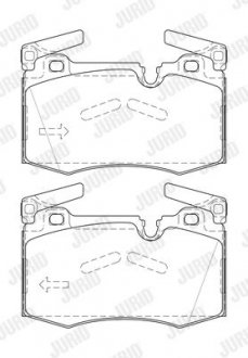 KLOCKI HAM./PRZ/ MINI MINI COOPER D,S 11 - Jurid 573423J