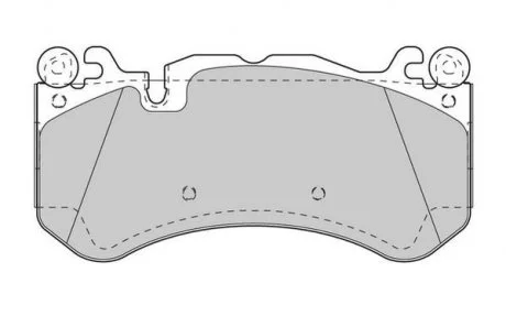 Тормоз. колодки перед. C-CLASS (W204) C 63 AMG 08-14, E-CLASS (W212) E 63 AMG 09-15 Jurid 573425J