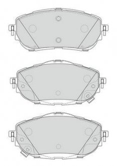 Гальмів.колодки передн.Auris 12- Jurid 573440J