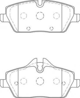 Гальмівні колодки передні 1 E87 Jurid 573733J