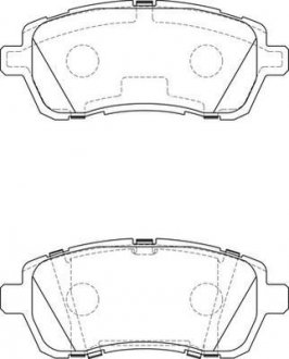 Гальмівні колодки передн.Fiesta 08- Jurid 573747J