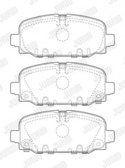 KLOCKI HAM./TYЈ/ JEEP COMPASS 16- Jurid 573824J