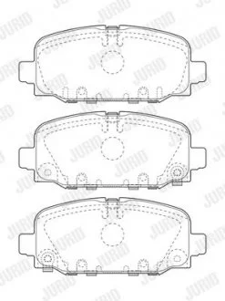 KLOCKI HAM./TYЈ/ JEEP COMPASS 16- Jurid 573824J