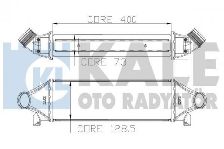 Інтеркулер Transit 2.4TDCi 00- KALE 126200