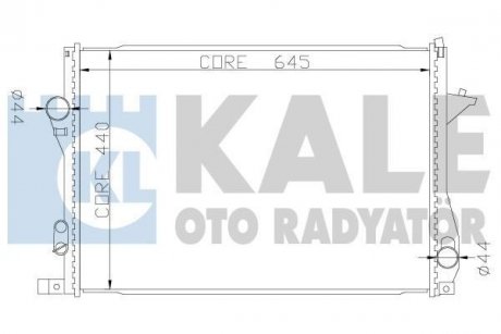 Радіатор охолодження 5 E39,7 E38 520/750 KALE 341915