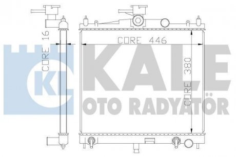 Радіатор охолодження Micra III 1.2/1.4 03- KALE 342050