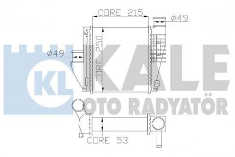 Интеркулер C4 II,Grand Picasso,C4 Picasso,Peugeot 308 1.2/2.0HDI KALE 342815