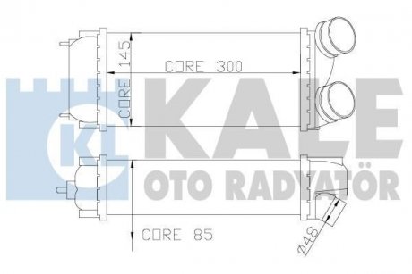 Інтеркулер C4 I,Grand Picasso,Peugeot 307 1.6HDI 04- KALE 344000