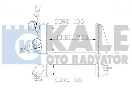 Інтеркулер C2/3,Peugeot 1007 1.4HDI KALE 344100 (фото 1)