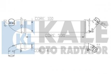 Інтеркулер Logan I 1.5dCi 05- KALE 345080 (фото 1)