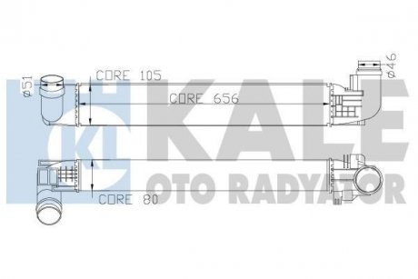 Інтеркулер Duster 1.5dCi 10- KALE 345090