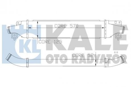 Інтеркулер Corsa D 1.4/1.7CDTI 06- KALE 345500 (фото 1)