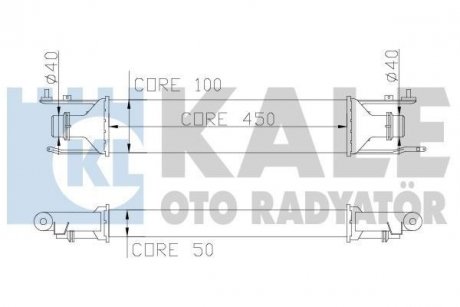 Інтеркулер Corsa D 1.3CDTI 06- KALE 345600