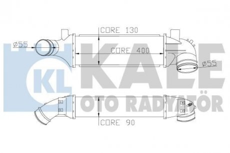 Інтеркулер Transit 2.0DI/TDCi 00- KALE 346600 (фото 1)