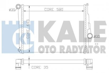 Радіатор охолодження 3 E46 1.6/3.0 KALE 354400