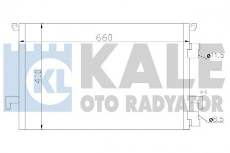 Радіатор кондиціонера Signum,Vectra C 1.9CDTi/2.2DTI 02-,Fiat Croma KALE 388900