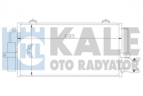 Радиатор кондиционера Impreza 00- KALE 389600