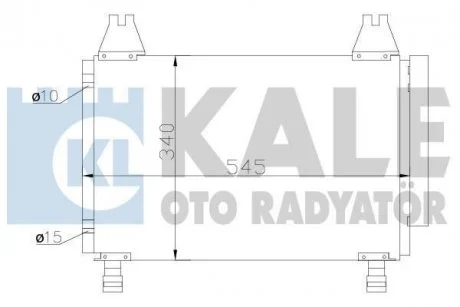 Конденсатор OTO RADYATOR KALE 390100