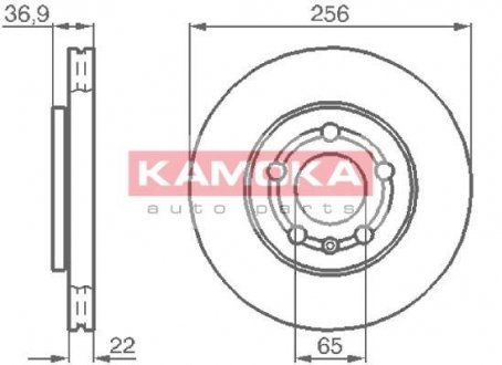 Тормозной диск KAMOKA 1031854