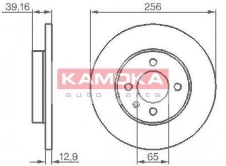 Гальмівний диск KAMOKA 103410