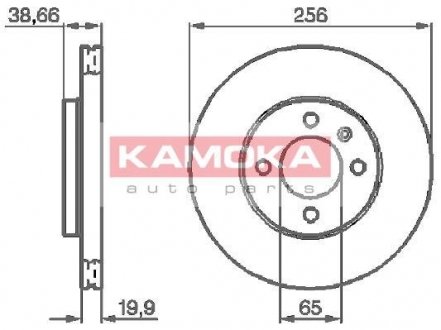 Тормозной диск KAMOKA 103414