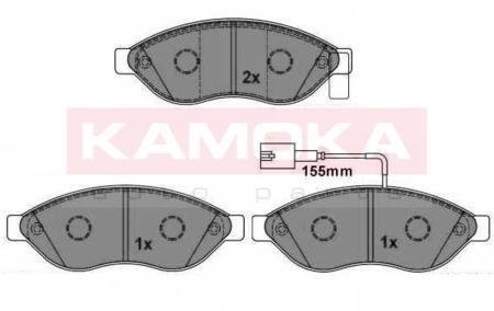 Тормозные колодки, дисковый тормоз (набор) KAMOKA JQ101100