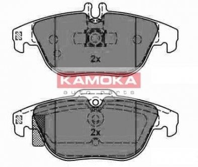 Тормозные колодки, дисковый тормоз (набор) KAMOKA JQ101117 (фото 1)