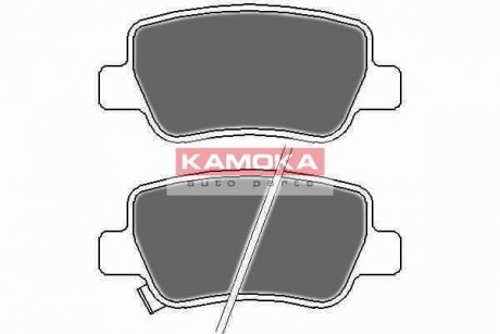 Тормозные колодки, дисковый тормоз (набор) KAMOKA JQ101129 (фото 1)