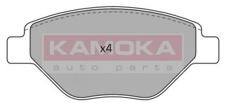 Тормозные колодки, дисковый тормоз (набор) KAMOKA JQ101153